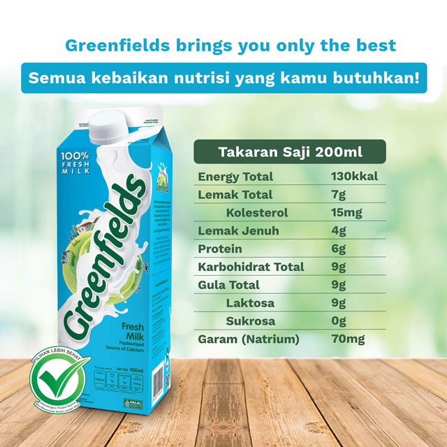 Susu Rendah Laktosa Greenfields untuk Kesehatan Pencernaan Anda